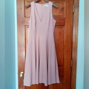 Dress the Population blush pink dress size medium.